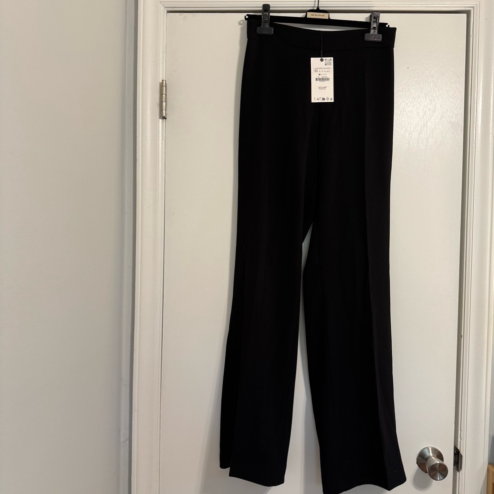 Zara Black Wide Leg Pants for Effortless Style